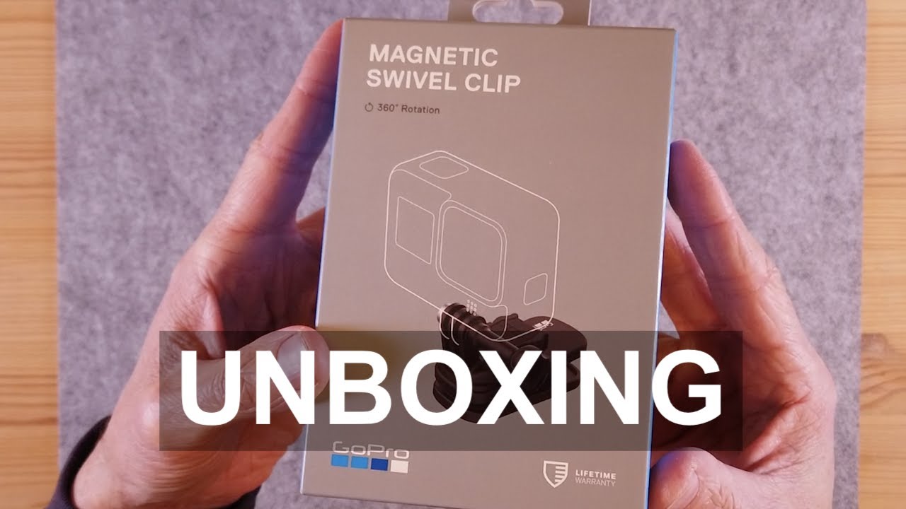 GoPro Magnetic Swivel Clip Unboxing