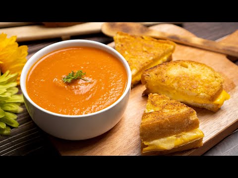 Mouth-Watering ULTIMATE GRILLED CHEESE AND TOMATO SOUP - FRIENDLY'S COPYCAT  | Recipes.net - YouTube