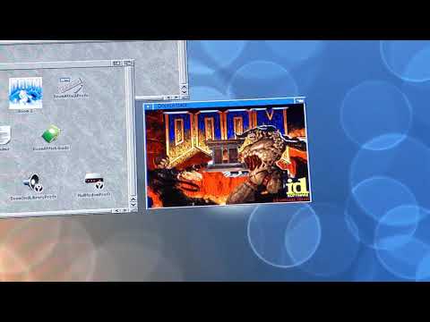 Doom 2 in RTG window on the Amiga 2000 with PiStorm