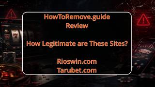Are Tarubet.com and Rioswin.com legitimate? (Casino Reviews)
