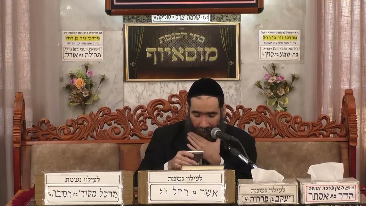 הרב ישראל שרת   פרשת ויחי   מוסאיוף