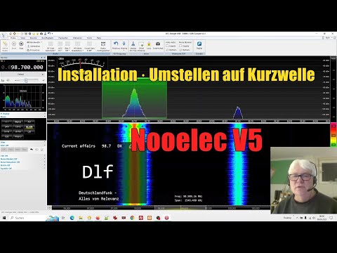 Nooelec V5 ► Installation und umstellen auf Kurzwelle ► SDRsharp · SDR++ · HDSDR · SDRconsole