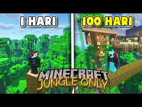 100 Hari di Minecraft tapi Jungle Only❗️❗️