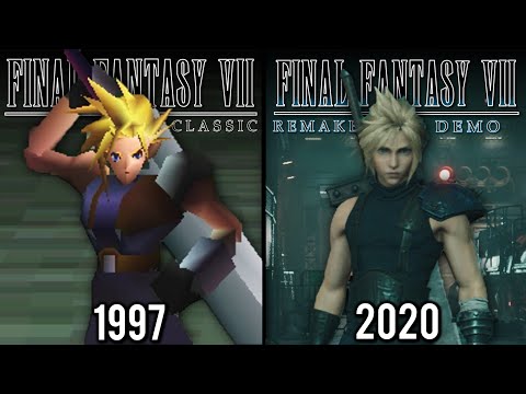 Final Fantasy VII [DEMO] Remake vs Original | Direct Comparison