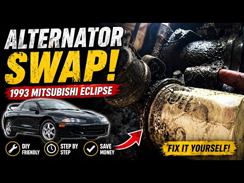 1993 Mitsubishi Eclipse Alternator Swap
