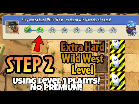 Plants vs. Zombies 2 | Epic Quest: Wild West Wipeout - Step 2
