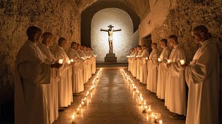 Gregorian Chants Honor and Praise God - Rite of Prayer of Benedictine monks in the Monastery