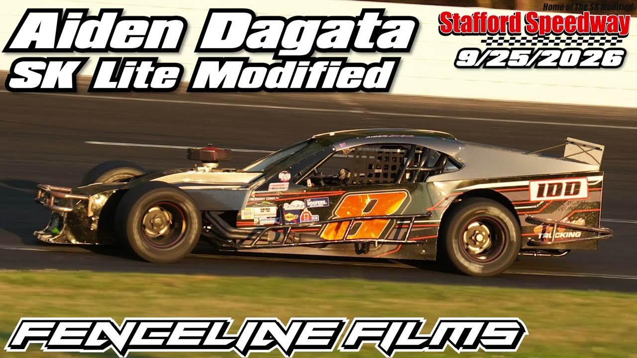 Aiden Dagata SK Lite Stafford Speedway 9/25/2026