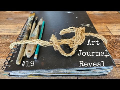 Mixed Media Art Journal Flip-Through #19