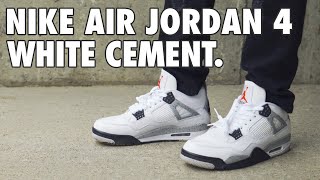 BEST JORDAN 4! White Cement (2016) Review + On Feet