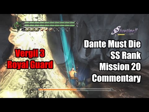 Devil May Cry 3 HD - Dante Must Die SS Rank - Mission 20 with Commentary