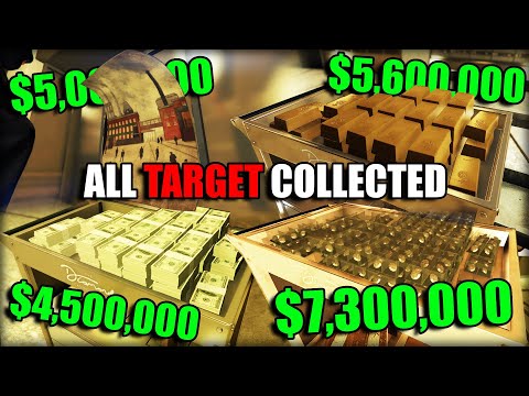 Grabbing All Of The Casino Heist Target!, All Elite Challenge Completed | GTA 5 Online Casino Heist