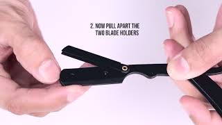 Professional Barber Straight Edge Razor Safety with 100 Derby Blades | RestOviebelle