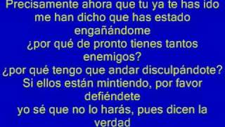 Luis Miguel Culpable o no (letra)