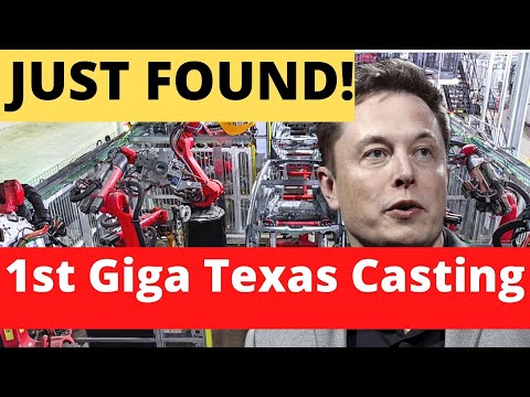 JUST IN! Watch 1st Model Y With Front and Rear Castings at Gigafactory Texas