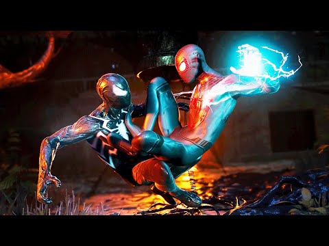 Spider-Man 2 - Miles vs Peter Epic Fight (4K)