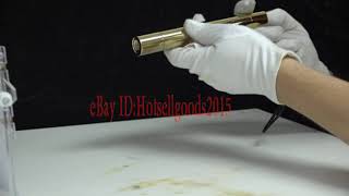1.5watt gold-plated 450nm blue laser pointer,burn paper in seconds