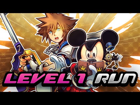 How I Beat Kingdom Hearts Recoded at Level One