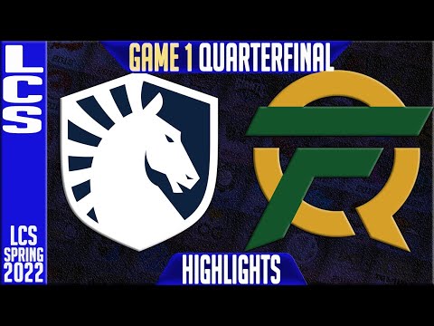 TL vs FLY Highlights Game 1 | LCS Lock In Quarterfinals Team Liquid vs FlyQuest G1
