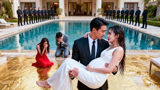 He Pushed Pregnant Wife into Pool Causing Miscarriage, She Divorces & Marries Billionaire!