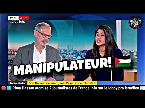 🔴➡️Rima Hassan (LFI) atomise 2 journalistes sur la Palestine 🇵🇸