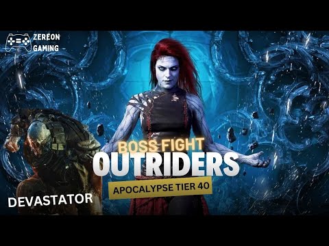 Outriders Worldslayer - Final Boss and Ending (Ereshikgal Boss Fight) (Apocalypse Tier 40)