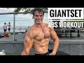 Giant Set Outdoor Ab Workout!