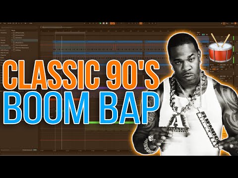 How to Make Classic 90's Boom Bap Type Beats for Busta Rhymes - Tutorial Ableton