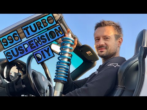 LMGlab PORSCHE 911 996 TURBO S BILSTEIN b16 suspension installation DIY