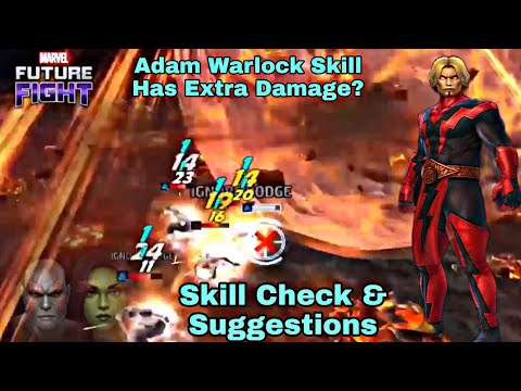 Adam Warlock Skill Has Extra Damage? Skill Check & Suggestions - Marvel Future Fight