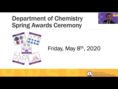 UW-Stevens Point Department of Chemistry :: 2019-2020 Department Awards