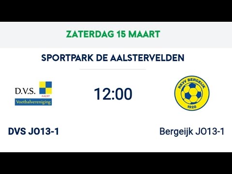 2024-25 p3w5 DVS JO13-1 v Bergeijk JO13-1 highlights 3-3
