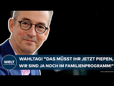DEUTSCHLAND: Wahltag! "Das müsst ihr jetzt piepen, wir sind ja noch im Familienprogramm!"