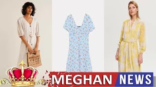 Meghan królewska -  Modne sukienki na wiosnę 2019 [Zara, Mango, H&M, Reserved ]