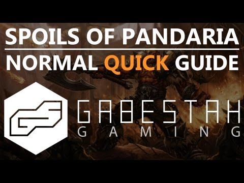 Spoils of Pandaria Normal Quick Raid Guide [VOX]