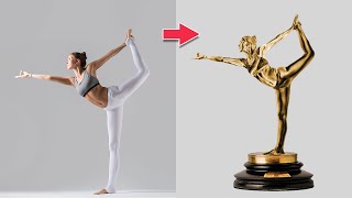 【PS教程】把曼妙的舞姿变成奥斯卡小金人-万物皆可金