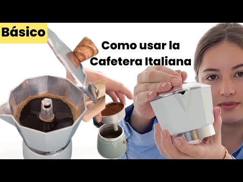 How to use an Italian coffee maker or Moka pot - Basic step by step