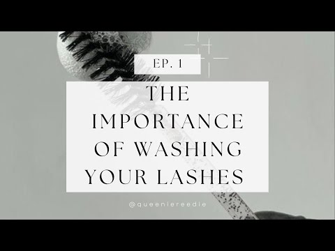 THIS is why you MUST wash your lash extensions!