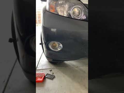 Installing LED fog lights for a 2010 Lexus Rx 450H