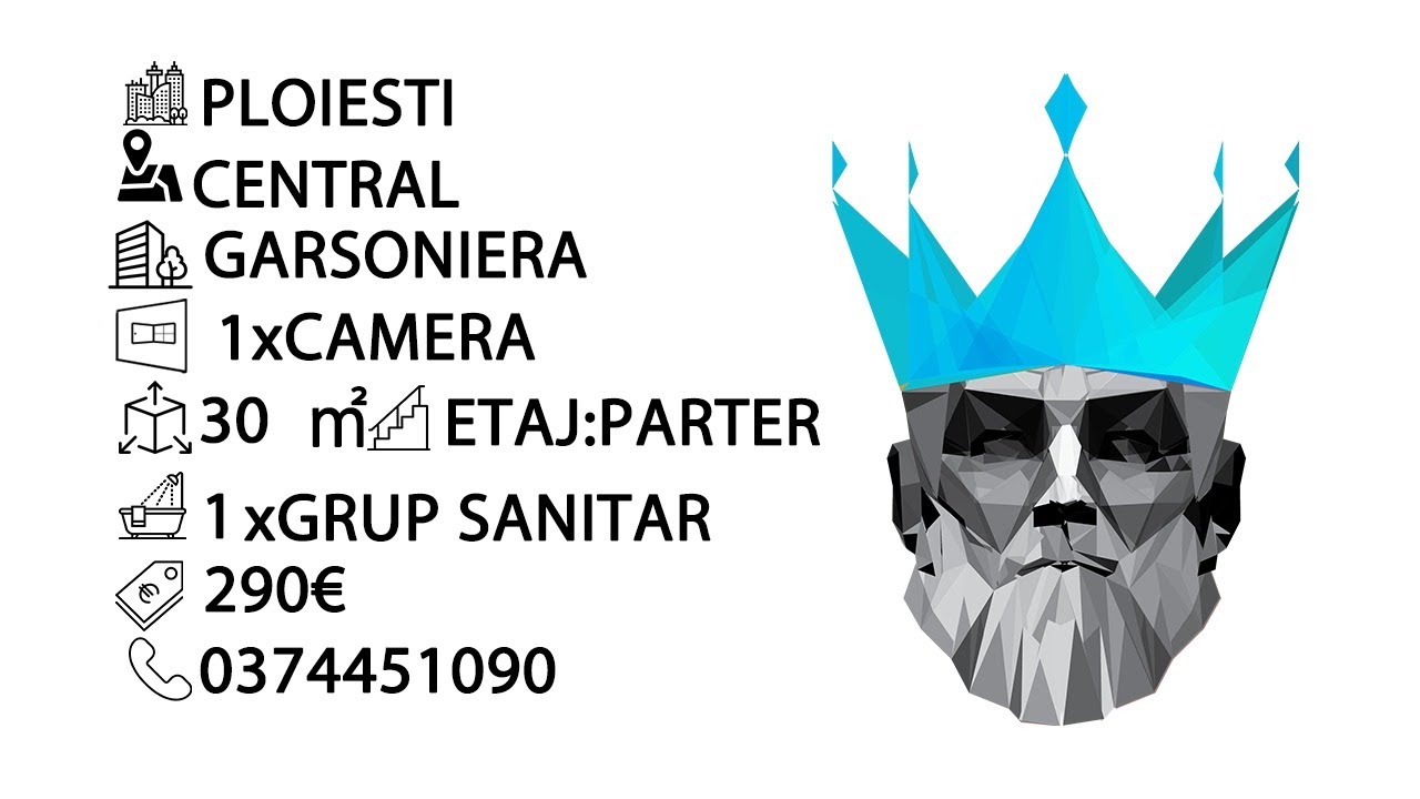 Tur video Ultracentral | Garsoniera | Confort I | Centrala Proprie | Curte