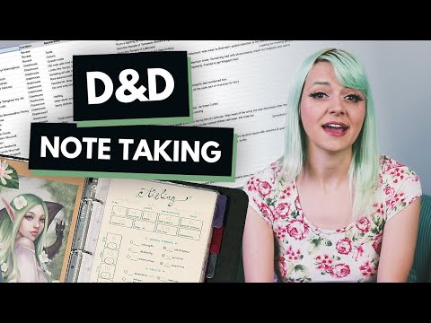 Note-Taking in D&D: Tips for Players