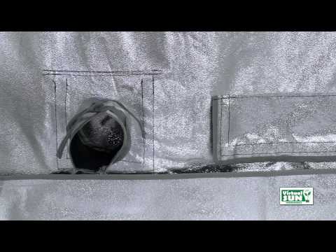 Virtual Sun Hydroponics VS3600-36 Grow Tent Installation