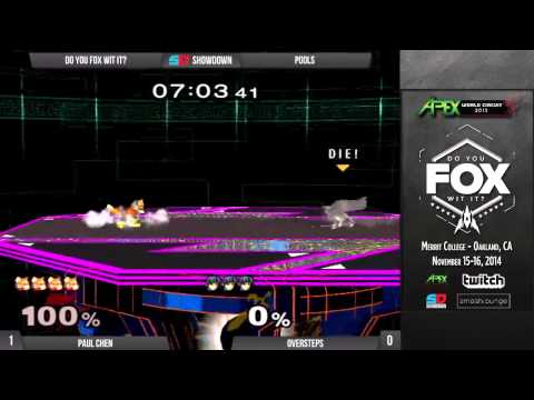 DYFWI Day 1 - Pools: Paul Chen (Fox) vs OverSteps (Marth)