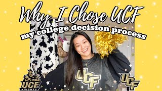 My College Decision Process: Why I Chose UCF | Kathy Li
