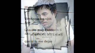 Miente Enrique Iglesias (con letra) أغنية أسبانية جميلة ترجمتها للعربية