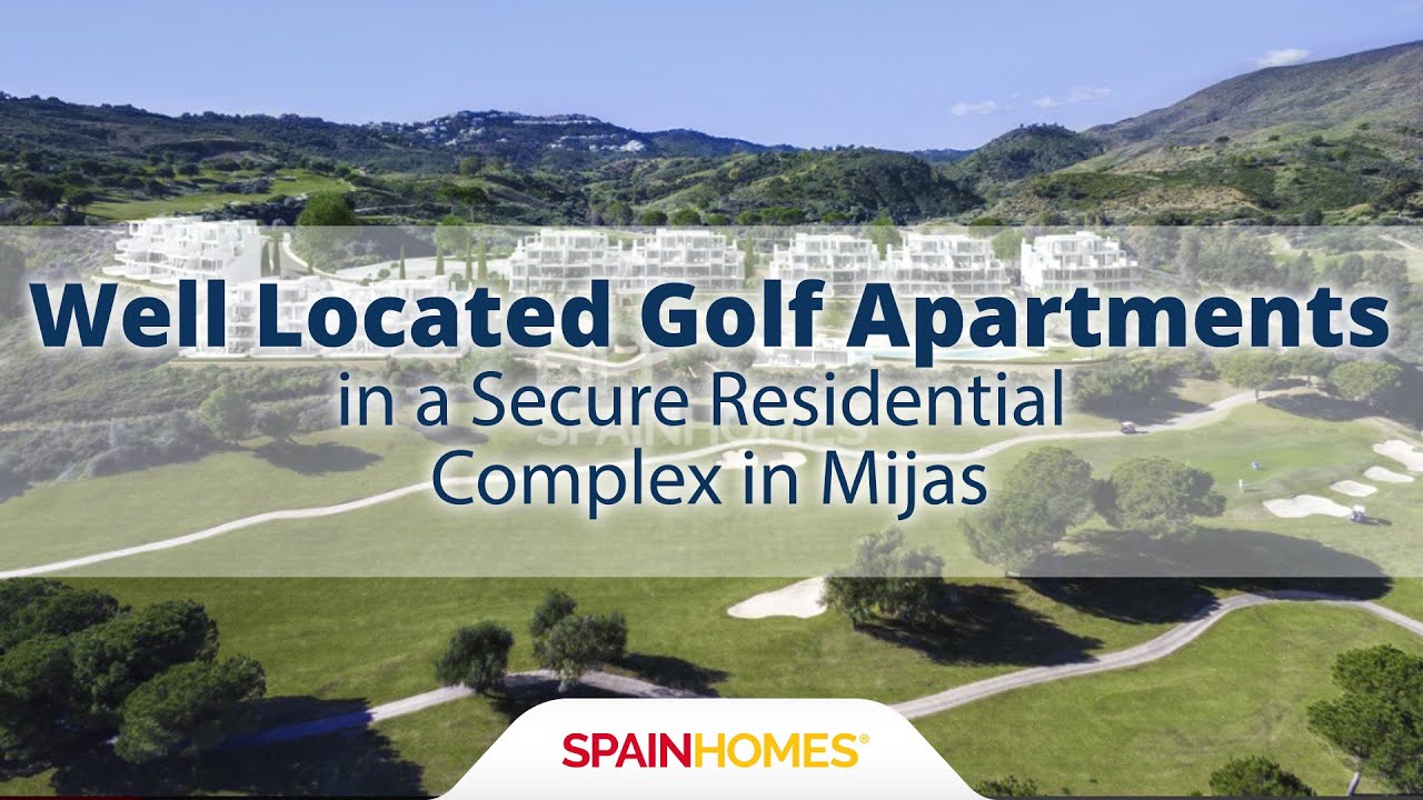 Well Located Golf Apartments in a Secure Residential Complex in Mijas