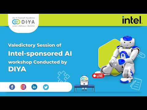 Valedictory Session of Intel-sponsored AI workshop Conducted by DIYA