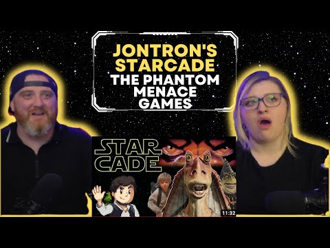 @JonTronShow's StarCade: Episode 5 - The Phantom Menace Games | HatGuy & @gnarlynikki React