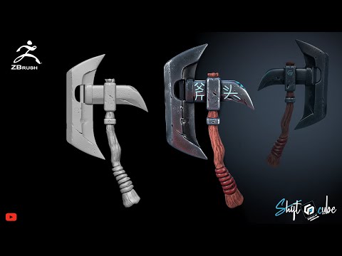 Sculpting a Stylized Axe in ZBrush