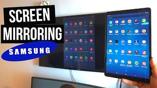 How to Screen Mirror Samsung Tablet to Samsung TV (Wirelessly, 100% Free) 2021